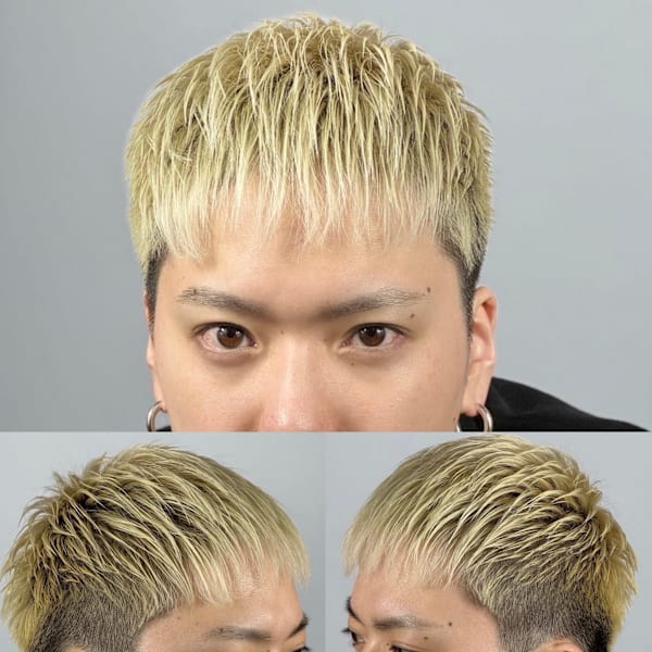 クロップスタイル×ハイトーンカラー