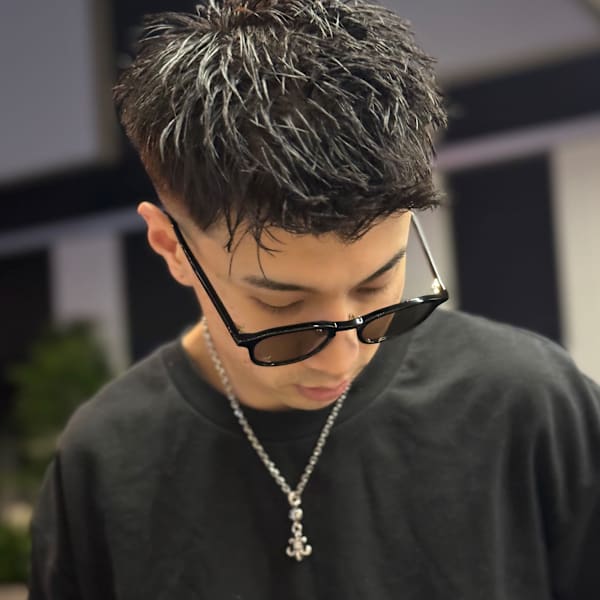 スパイキーショート×フェード