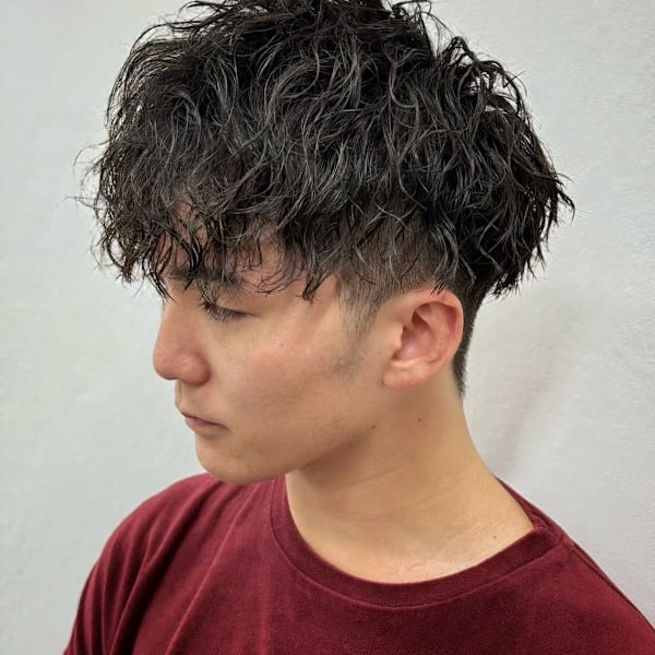 縦落ちスパイラルパーマ