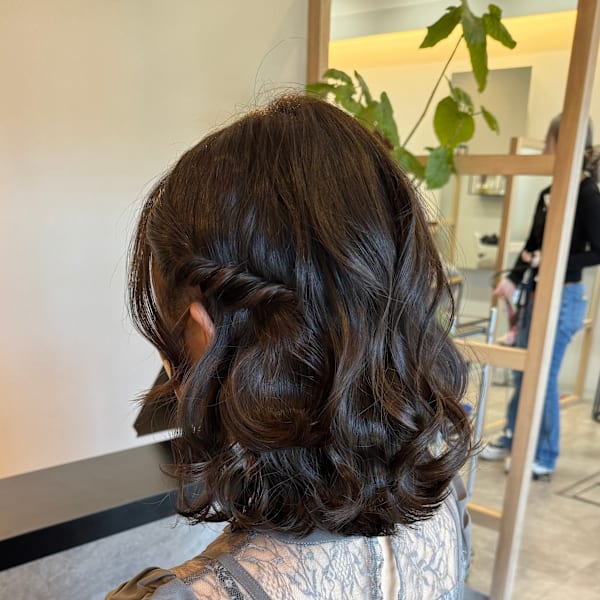 ヘアアレンジスタイルヘアセットお呼ばれヘアアレンジ二次会ヘア