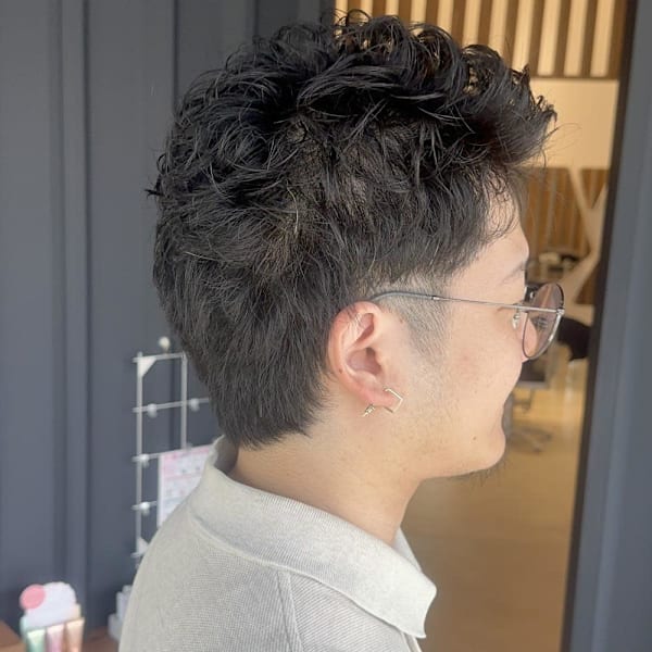 【大根担当】刈り上げなし×ニュアンスパーマ