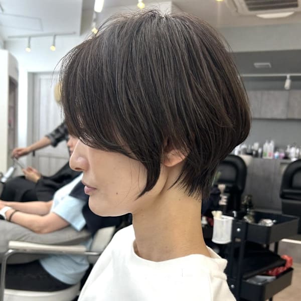 マッシュショートで骨格美人に！