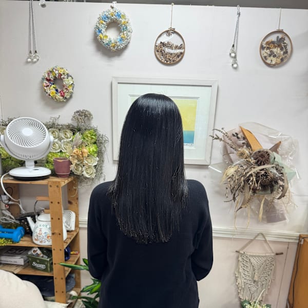 ソフト縮毛矯正ストレート|メーキングヘアークラフト 北与野