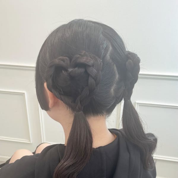 【ヘアメ】ハートくらげヘア♪_ユウ