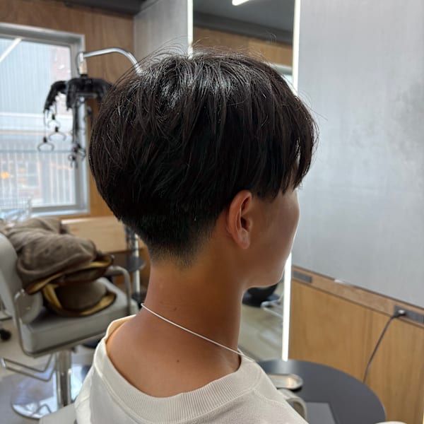 メンズ刈り上げマッシュ