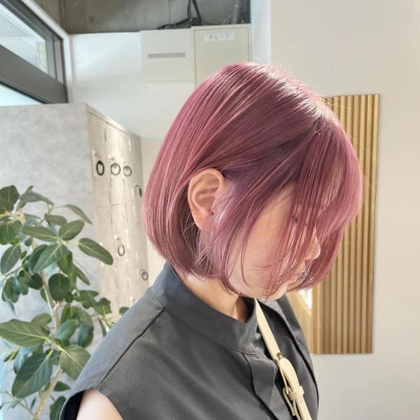 （）ブリーチカラーpink