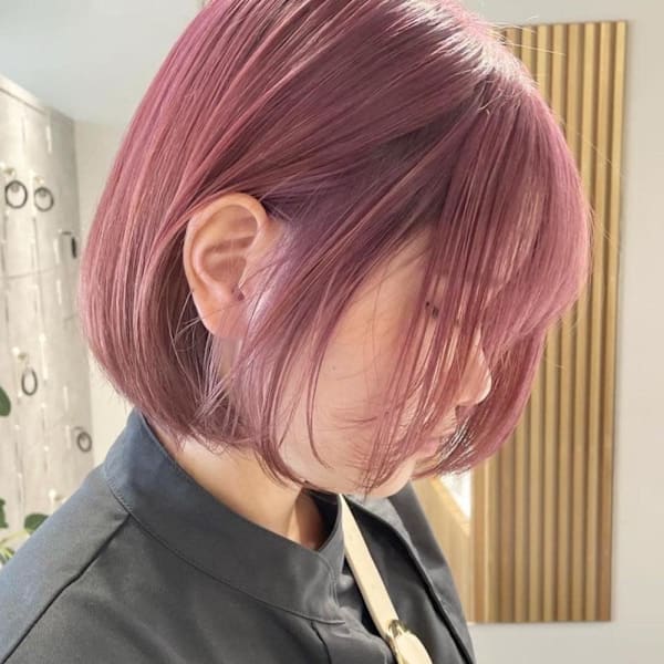 （）ブリーチカラーpink