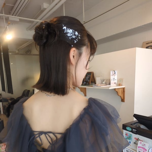 お呼ばれヘアセット|tity sapporo