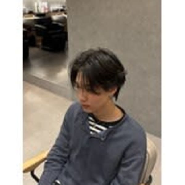 毛流れセンターパート