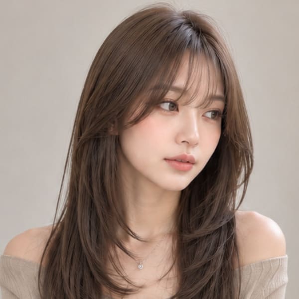 【ChaoMICHI yu-ka】韓国風レイヤーカット|岡山髪質改善美容室 hair studio Chao by MICHI 【ヘアースタジオチャオ】