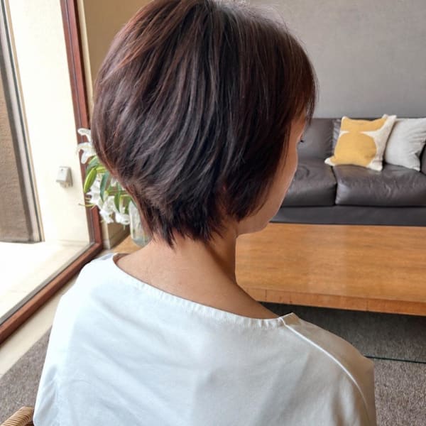 小顔ショートボブ