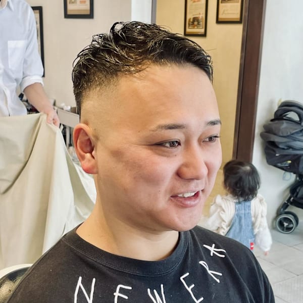 【30代 男性】スキンフェード|Graceful Barber London