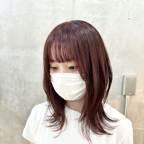 ワインレッド×レイヤースタイル◎20代30代おすすめ