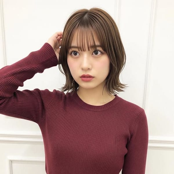 大人っぽいぱつっとボブ！