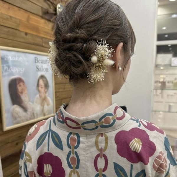 【清水】浴衣／ヘアアレンジ