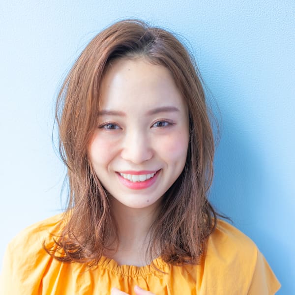 明るめカラーで元気な外ハネ☆　