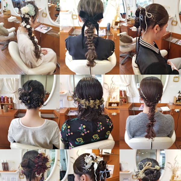 お呼ばれヘアアレンジ