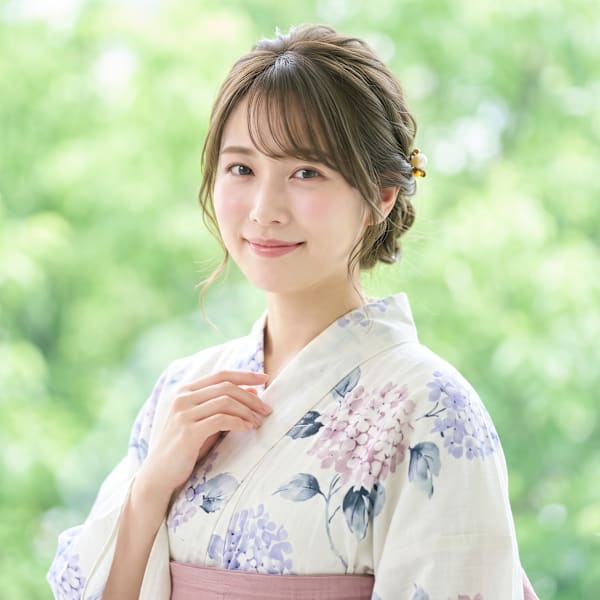 浴衣に♪大人上品なふんわり編み込みシニヨン