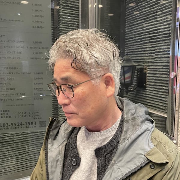銀理容室 ボリュームアップパーマ