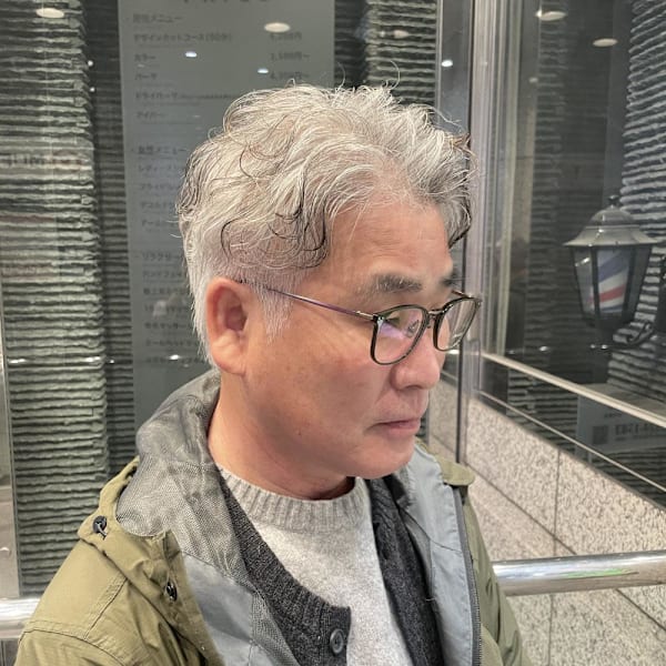 銀座 理容室 ボリュームアップパーマ