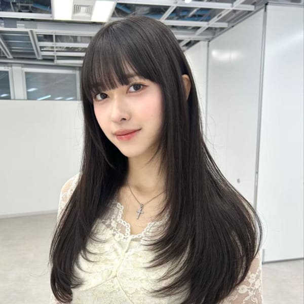 レイヤーカット 髪透明感カラー 東銀座 銀座 20代 30代|Euphoria 銀座本店 Smart Salon【ユーフォリア】