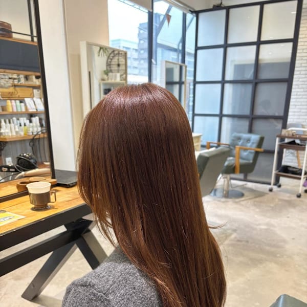ピンクブラウン/ロング/大橋|SOHO hair & botanical 大橋店