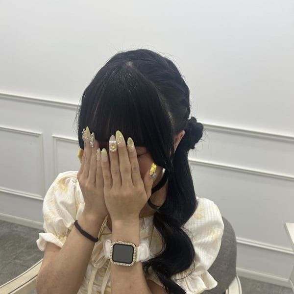 大人可愛い!サイドお団子ポニー♪ *ひな*