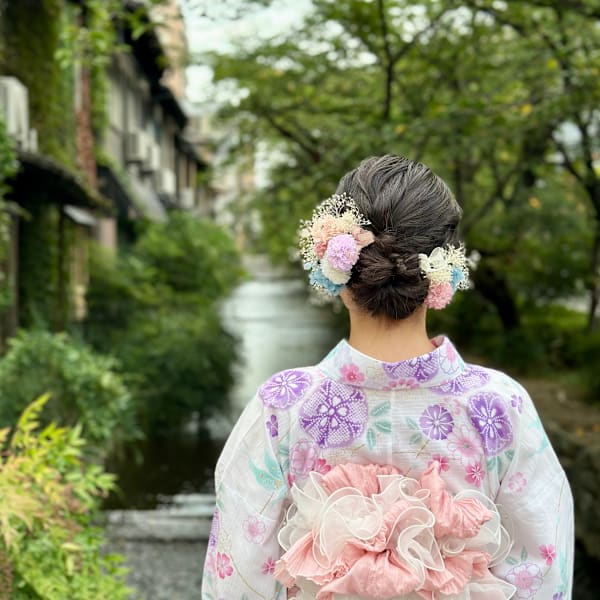 花火大会やお祭りに【ヘアセット・浴衣着付け】