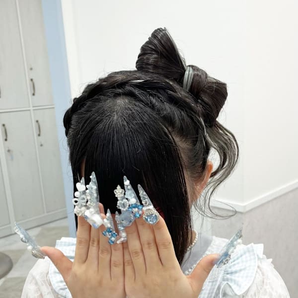 【ヘアメ】激カワでかリボンくらげヘア♪_ユウ