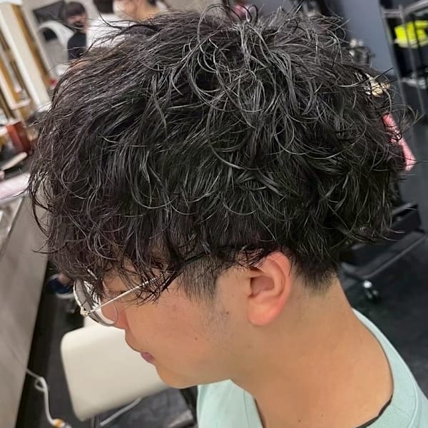メンズツイストスパイラルパーマ