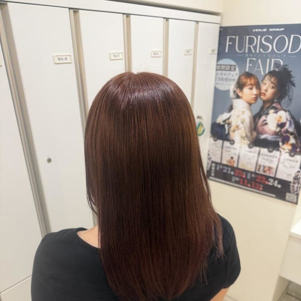 【伊勢原】ブリーチあり・なし透明感×艶カラー♪