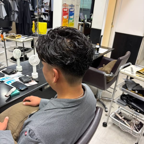 メンズパーマスタイル