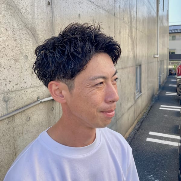 夏はショート✖️パーマで朝楽に