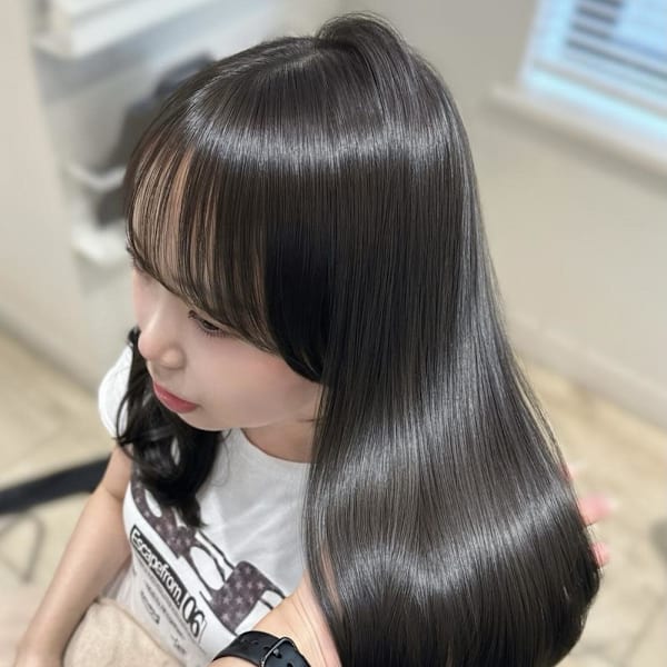 【AYAKI】グレージュ ブリーチ無し レイヤー 髪質改善|Euphoria 銀座本店 Smart Salon【ユーフォリア】