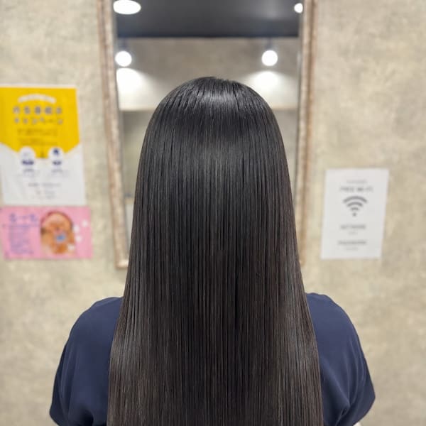 40代女性　髪質改善縮毛矯正