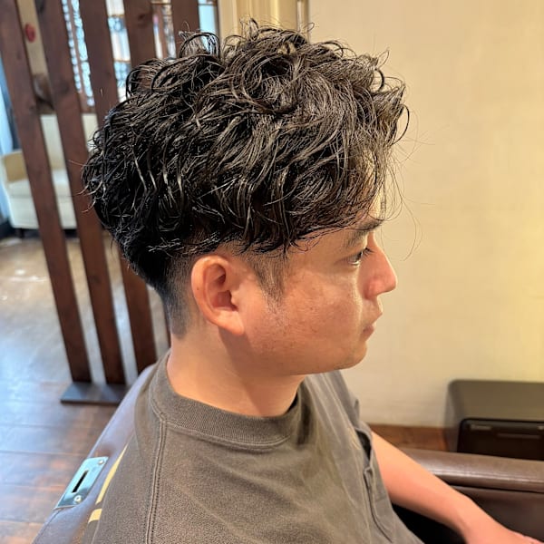 スパイラルパーマ