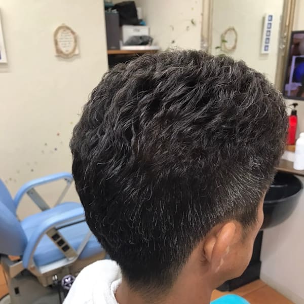 アイロンパーマ×ナチュラルショート