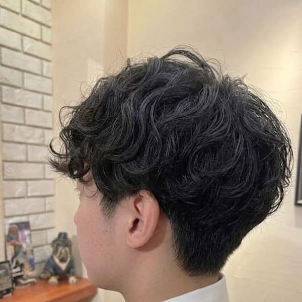 好印象を叶える大人マッシュパーマ【398スタイル】