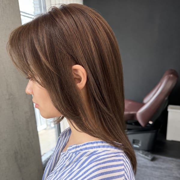 オレンジ味をかき消すアッシュベージュ|Lammin