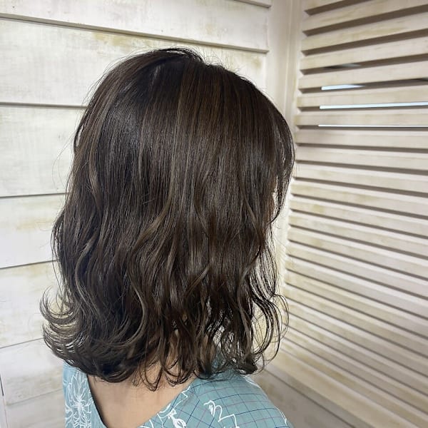 透明感×ダークグレージュ|Aman hair-e 吉祥寺東口店 アマンヘアーイースト