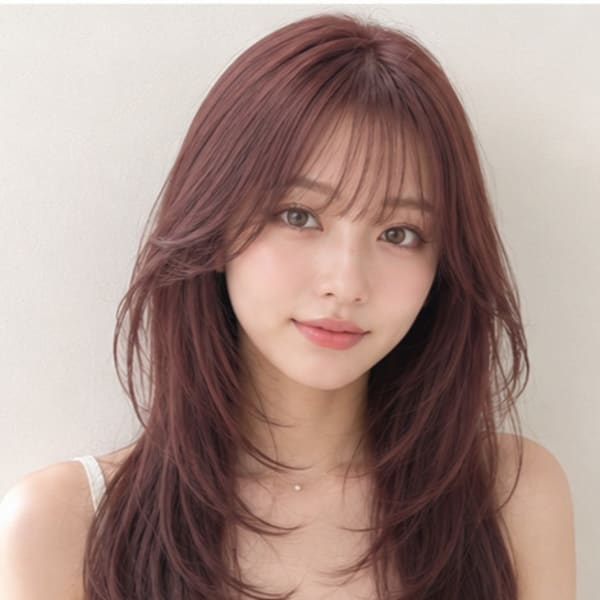 【ChaoMICHI yu-ka】ピンクアッシュ 韓国ヘア|岡山髪質改善美容室 hair studio Chao by MICHI 【ヘアースタジオチャオ】