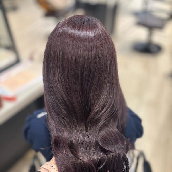 【Kurumi】ツヤ感ピンクラベンダー♪ 銀座 髪質改善|Euphoria 銀座本店 Smart Salon【ユーフォリア】