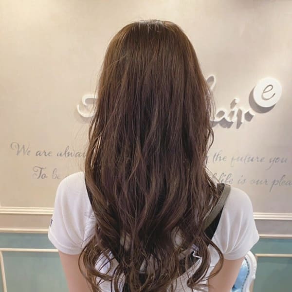 秋色ベージュロング|Aman hair-e 吉祥寺東口店 アマンヘアーイースト