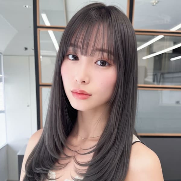 10代20代30代大人かわいい韓国風ブルーブラックヨシンモリ