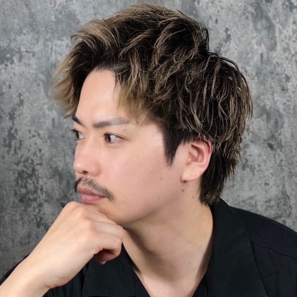 ハイトーンアップバング