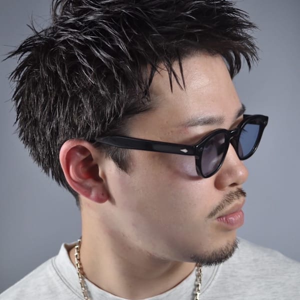 スパイキーショート×パーマ