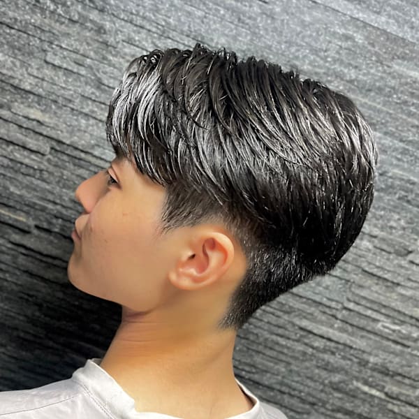ナチュラルセンター分け