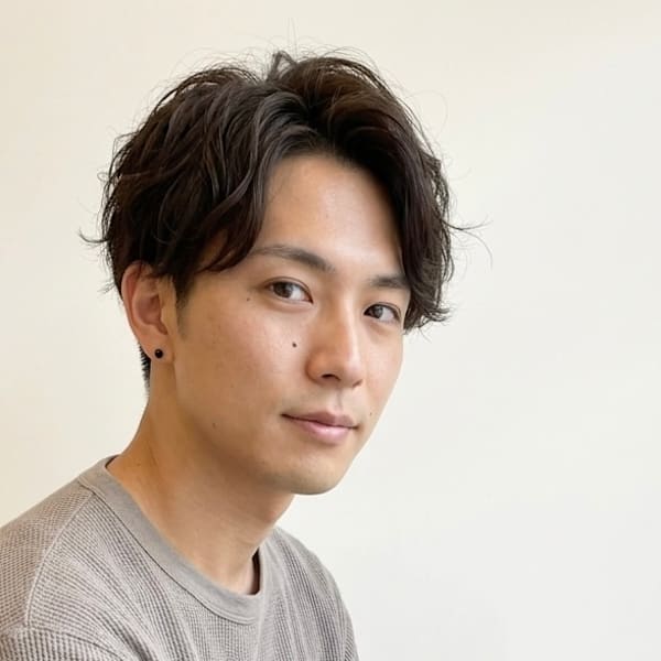 【30代】メンズ×ニュアンスパーマ|YOIN