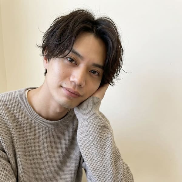 【30代】メンズカット×パーマ|YOIN