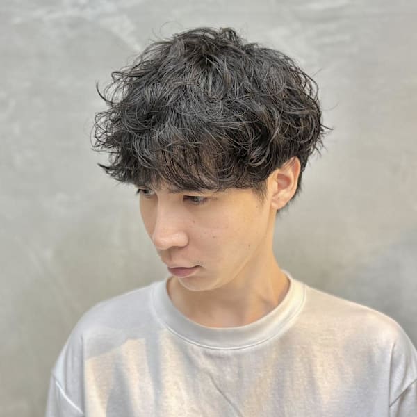 ビジネスシャドウパーマ|SARM MAN 人形町〈理容室〉